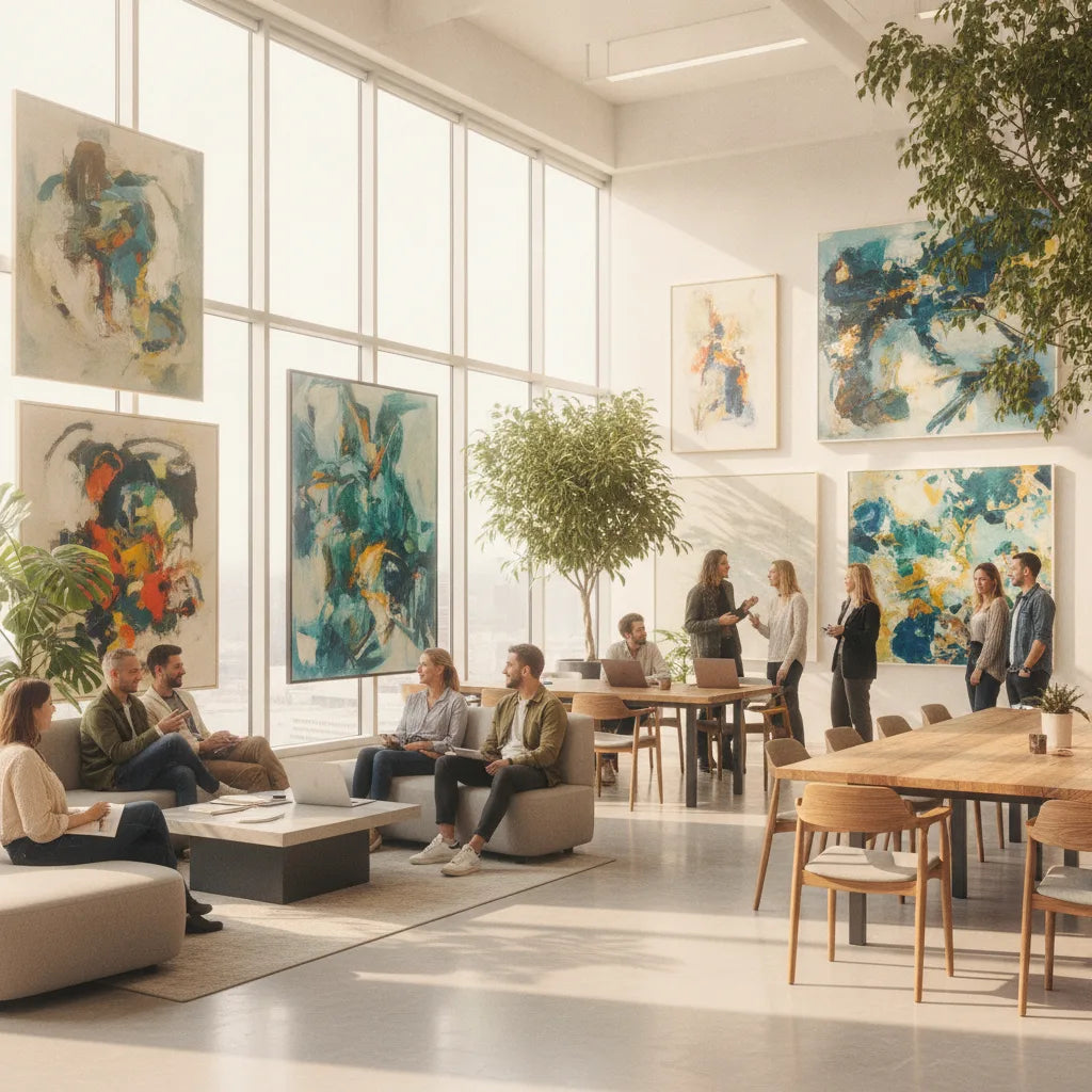 Art dans les espaces de coworking | Guide 2026