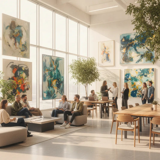 Art dans les espaces de coworking | Guide 2026