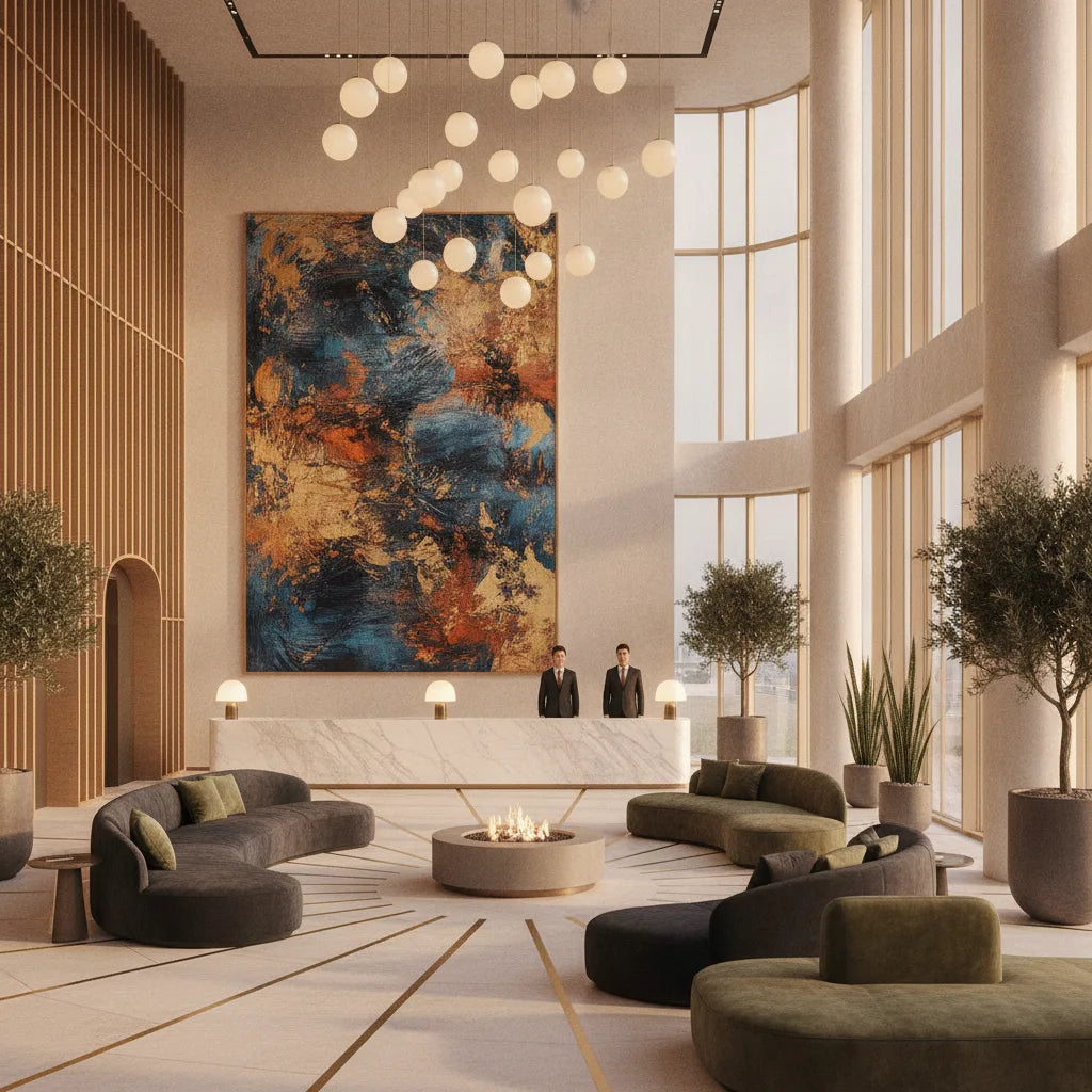 Tableau pour hall d'hôtel | Le guide d'achat Studio Lino