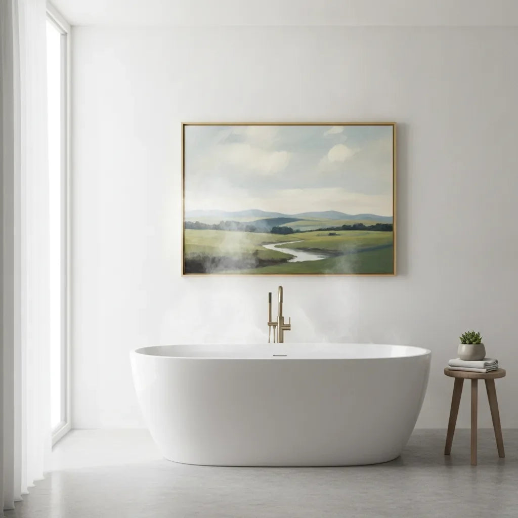 Tableau paysage pour salle de bain | Guide complet