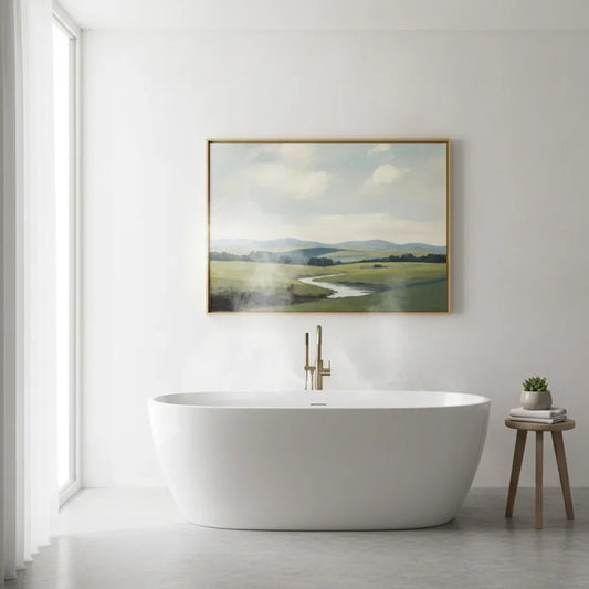 Tableau paysage pour salle de bain | Guide complet
