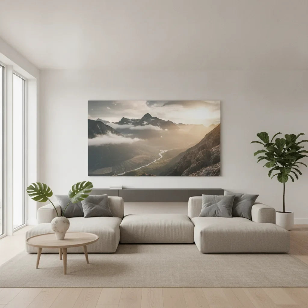 Tableau photo nature salon contemporain, le guide 2026